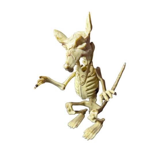 Skeleton Rat 7” Halloween Decoration - Adjustable Mouth and Arms - Picture 2 of 4